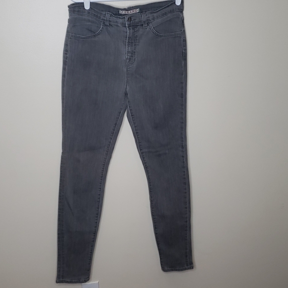 J Brand Denim - J Brand Light Black High-rise Straight Jeans